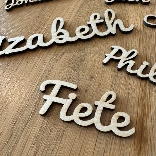 ConnectedCuts - Lasercutting Schriftart spart Zeit bei der Nachbearbeitung