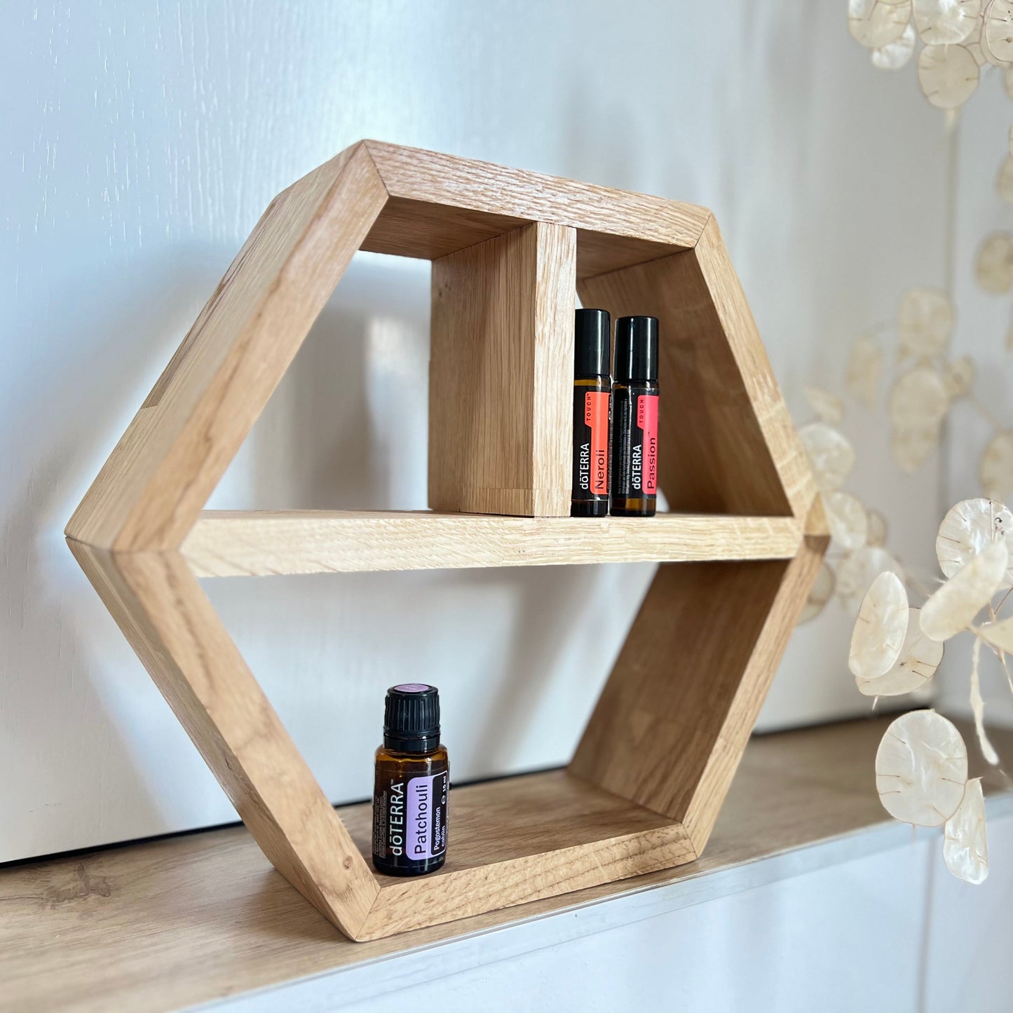 Hexagon Regal für Öle