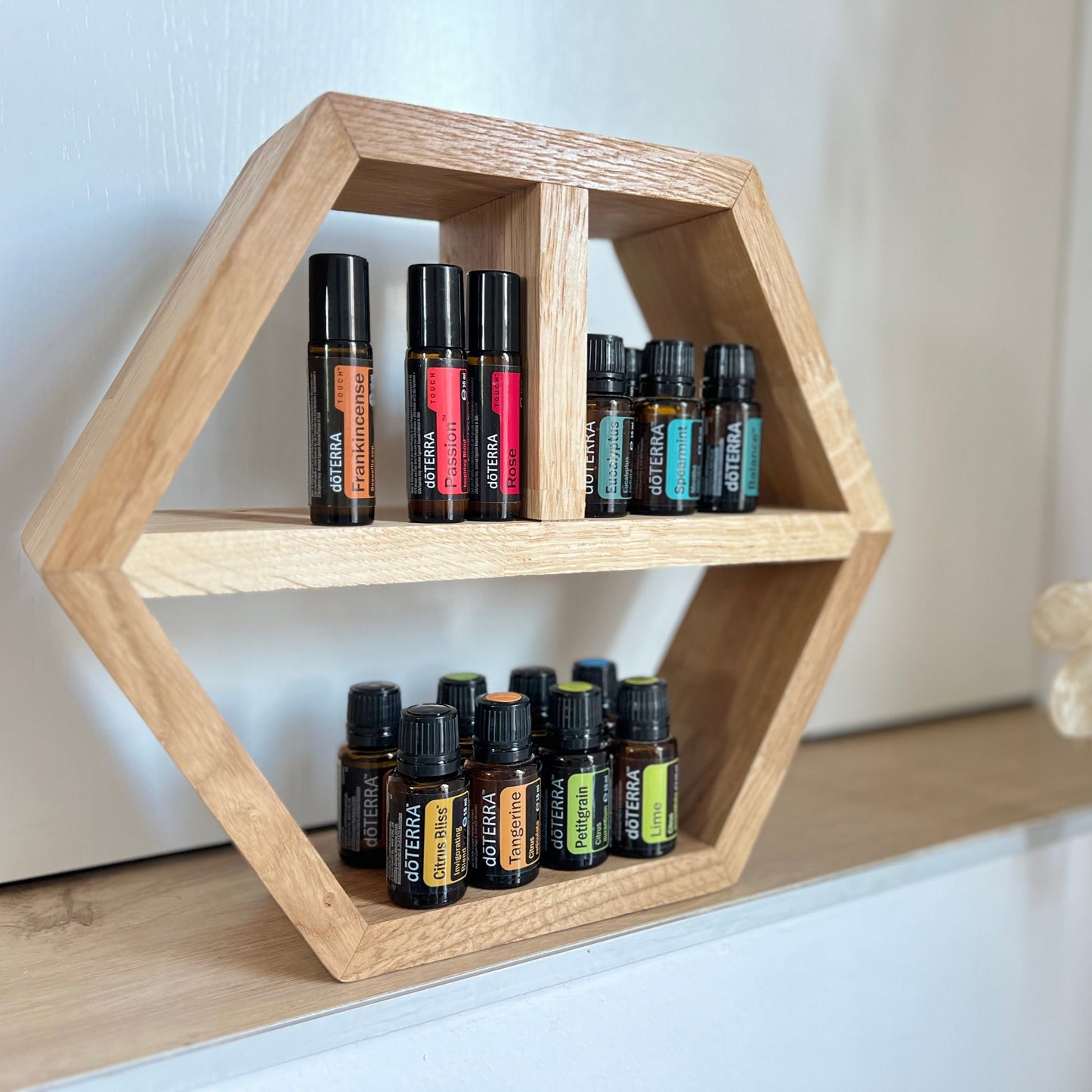 Hexagon Regal für Öle