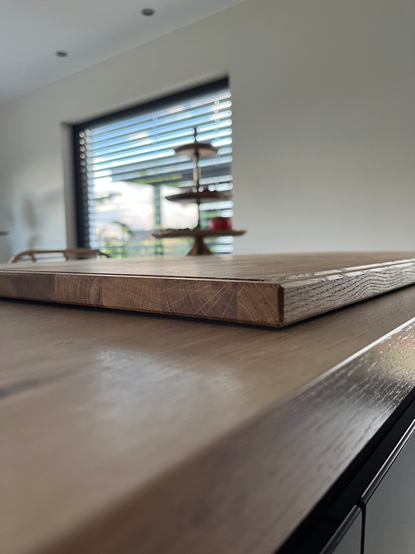 Kochfeldabdeckung aus Holz - Ceranfeldabdeckung, Schneidebrett