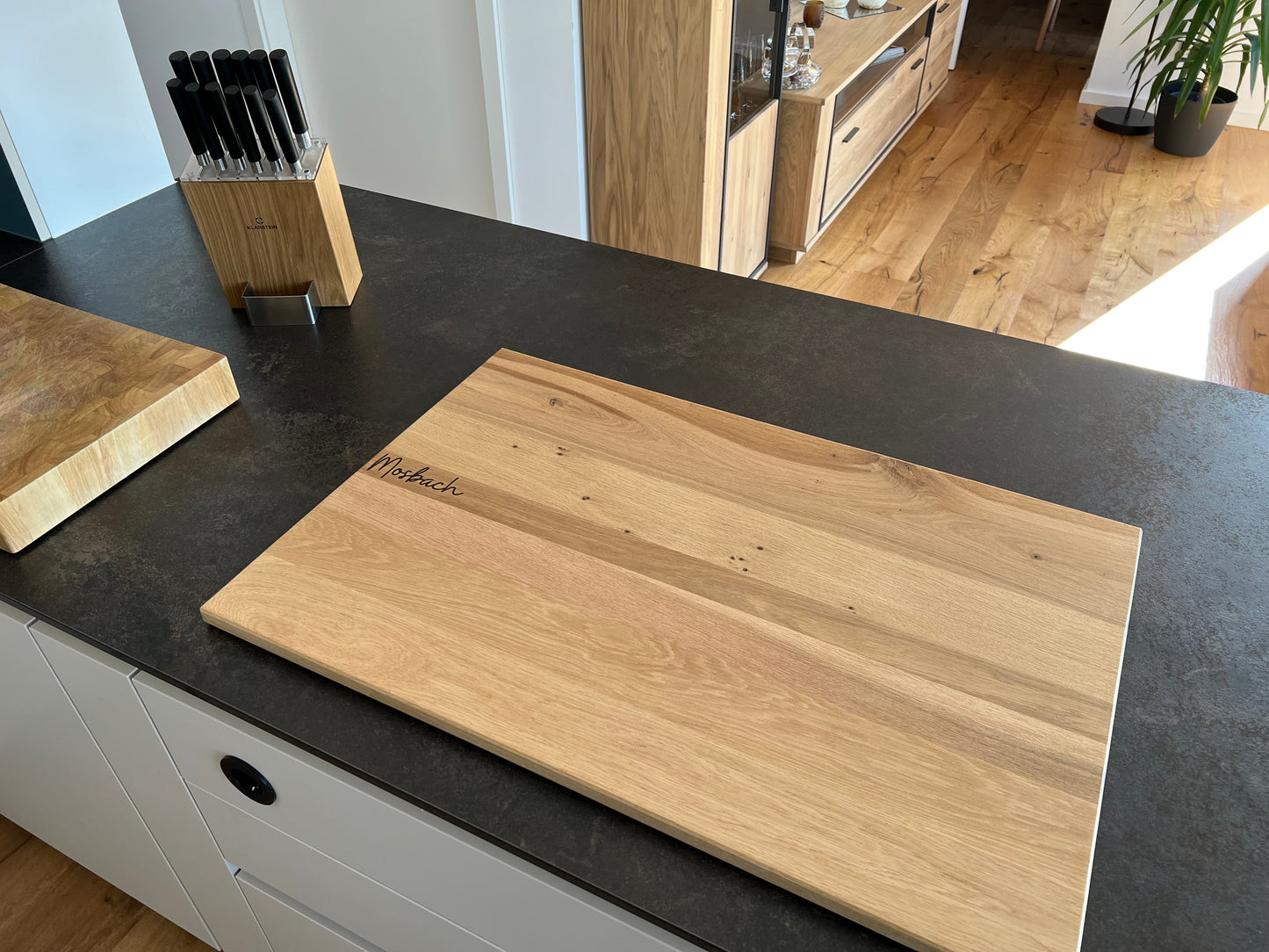 Kochfeldabdeckung aus Holz - Ceranfeldabdeckung, Schneidebrett