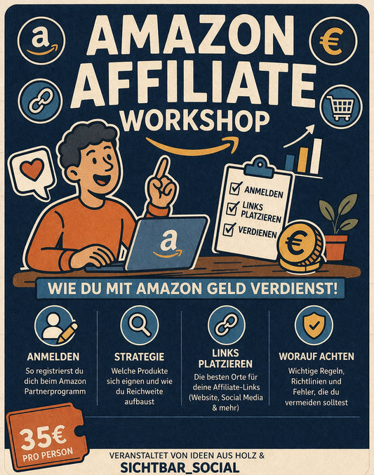 Workshop: Amazon Affiliate auf Social Media nutzen - 06.05.2026