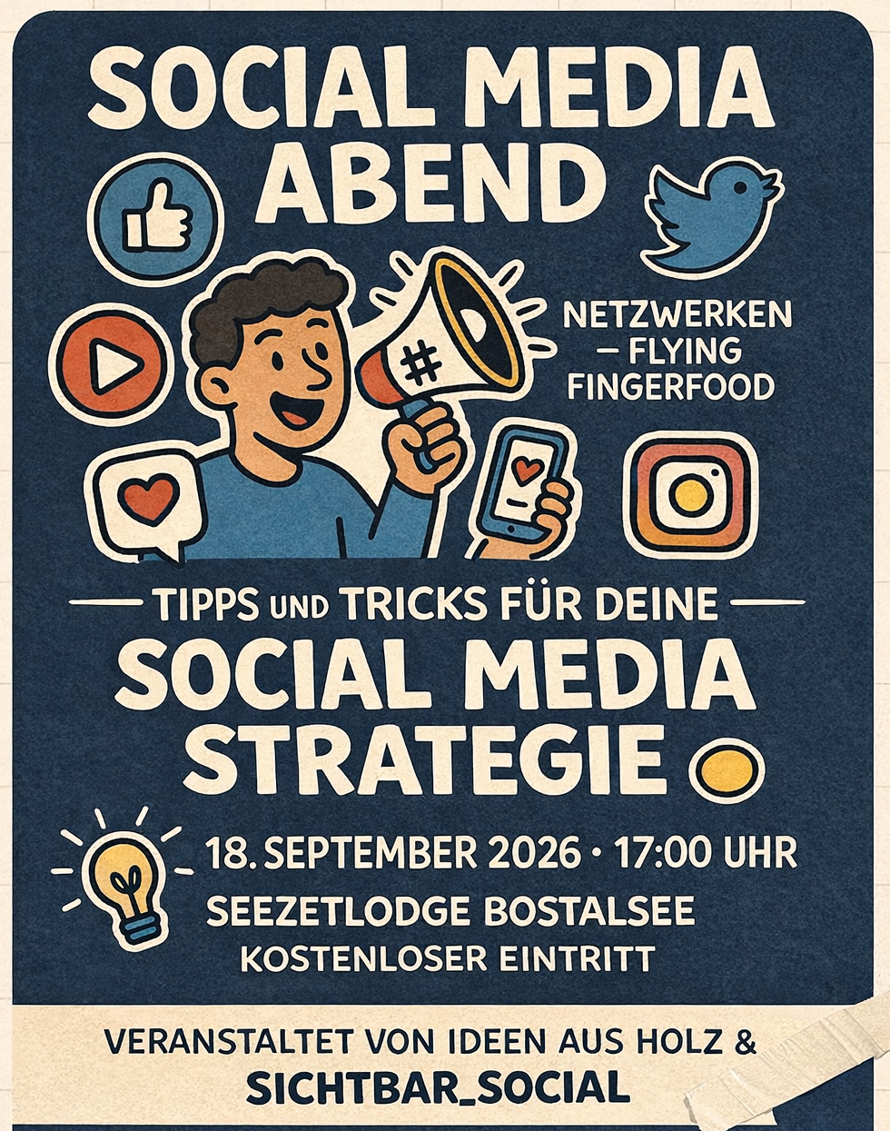 Social Media Abend – Tipps & Tricks für deine Social Media Strategie - 18.09.2026