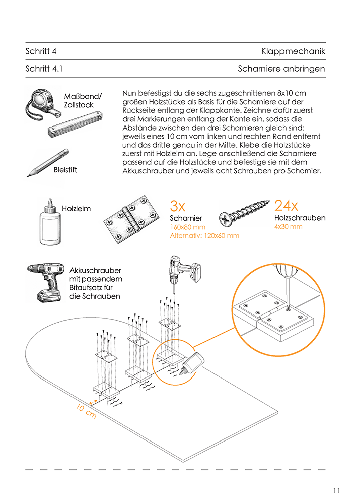 Sektwand DIY-Anleitung